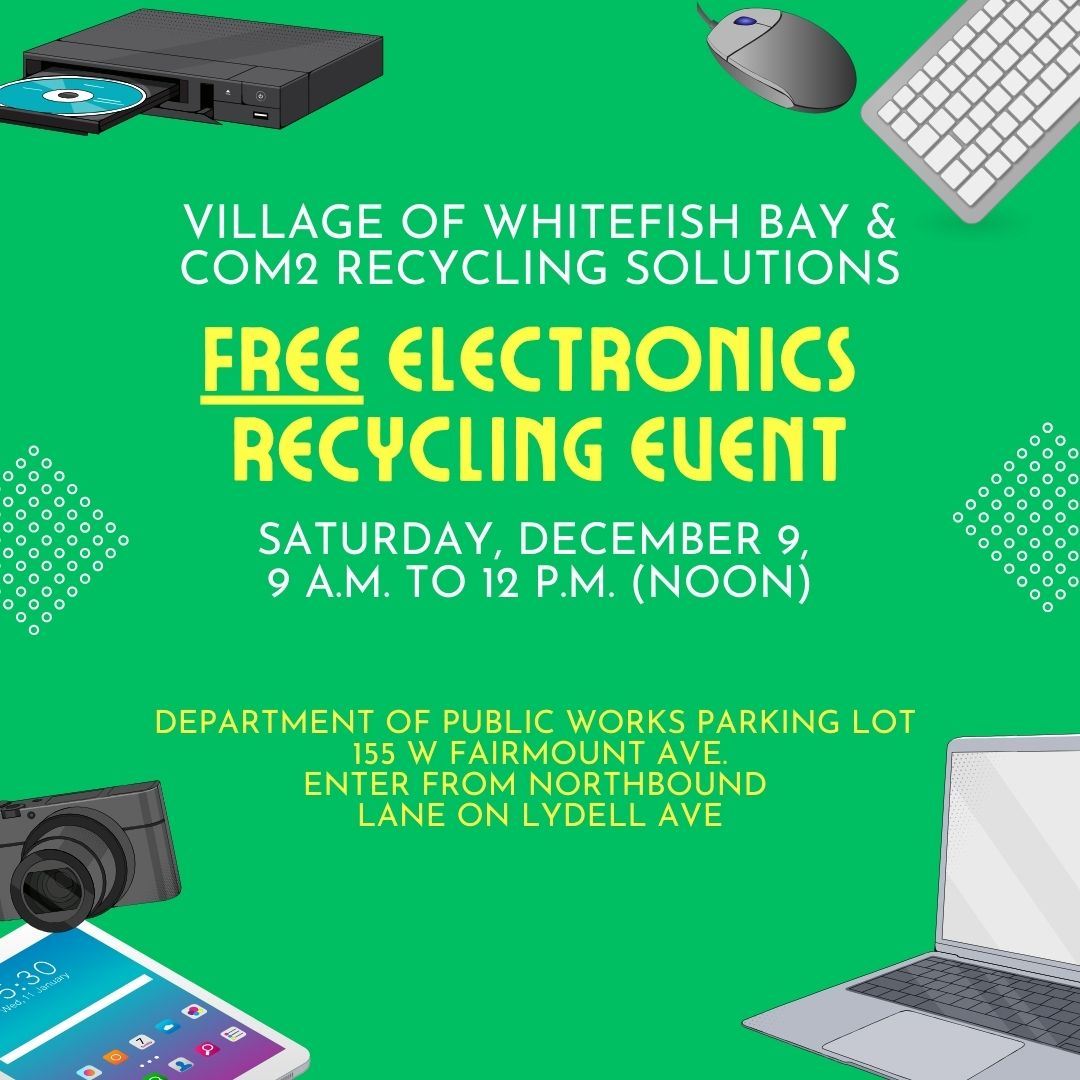 Electronics Recycling Event - Dec 2023_SOCIAL